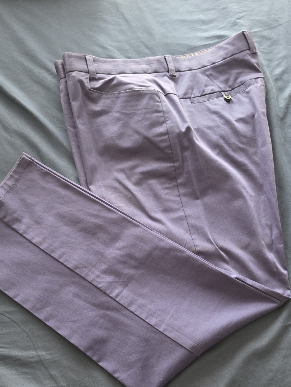 Calvin Klein Soft Blue Chinos - Men's Slim Fit